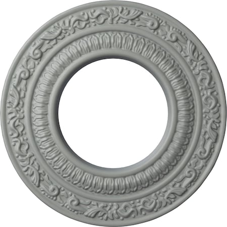 Ekena Millwork Andrea Ceiling Medallion (Fits Canopies up to 4 1/8"), 8 1/8"OD x 4 1/8"ID x 1/2"P, Primed White CM08AD